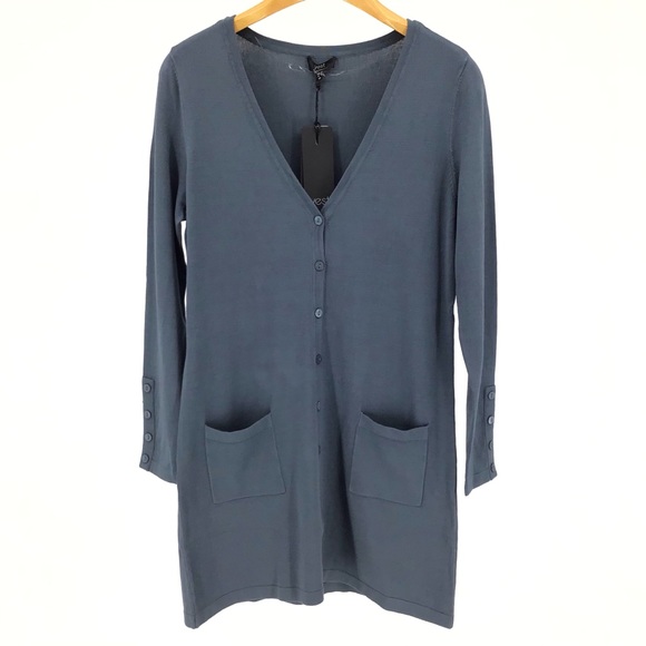 Yest Yaella Thigh Length Cardigan with Pockets, 8 - Picture 12 of 16